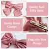 10Pcs Hair Bows for Women, XingyLi Silky Satin Bow Hair Clips with Long Tail, Ribbon Bowknot Hair Barrettes, Large Bow French Style Hair Accessories, Cute Alligator Metal Clips for Women Girls view 3