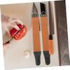Ipetboom Sharpener Knife Straight Razor Sharpening Strap Metal Rivets Razor Strop for Shaver Blades Random view 3
