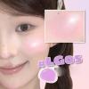 1 PC Limeng Cute Bear Multi Purpose Watery Glossy Blusher Makeup Highlighter, Glossy Glazed Matte Makeup Blusher Cream, Multi Purpose Makeup Blush Cream (LG02, 4g) view 2
