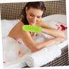ADOCARN 3pcs Ergonomic Design Silicone Body Scrubbers for Shower High Density Bristles Exfoliator Body Exfoliator Finger Insertion view 4