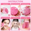 100-Count Compressed Facial Sponges, Natural Cellulose Face Sponges for Cleansing, Exfoliating, Washing face, Makeup Removal, and Spa Use - Travel Skincare Essentials for women view 4