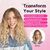REECHO Curly Hair Extensions, 4PCS 16 inch Clip in Hair Extensions Lace Weft Short Curly Hair Extension Clip Ins Invisible Natural Hairpieces for Women, Off Black view 4