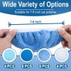 20PCS Car Orbital Buffer Polisher Pad Bonnet Set, 7-8 Inch Polishing Buffing Pads Bonnet Buffing Pad Cover, Microfiber Buffer Pads, Polisher Pads, Car Accessories for Polishing, Waxing and Cleaning view 2