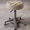icVantA PU Leather Round Rolling Stool Swivel Height Adjustment Spa Drafting Salon Tattoo Work Office Massage Stools Task Pub Bar Chair Small cm,I-46 * 46*(41 view 1