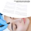 100 Sheets Disposable Eyebrow Ruler Stencils Stickers for Symmetrical Shaping Strong Adhesive Eyebrow Mapping Stickers view 3