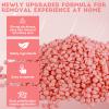 2.5lb Hard Wax Beads, Scented Stripless Wax Bead for Sensitive Skin, Professional Brazilian Waxing Bead, Bikini, Body, Face, Legs, Back, Chest, Coarse Hair Removal, At-Home Salon, 20 Wooden Sticks view 2