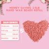 2.5lb Hard Wax Beads, Scented Stripless Wax Bead for Sensitive Skin, Professional Brazilian Waxing Bead, Bikini, Body, Face, Legs, Back, Chest, Coarse Hair Removal, At-Home Salon, 20 Wooden Sticks view 3