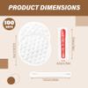 100Pcs Hotel Vanity Set, Individually Wrapped Hotel Amenities Bulk, Disposable Hygiene Kit with Cotton Pads, Cotton Swabs, Nail File for Hotels Makeup Toiletries,Bulk Travel Size Toiletries view 3