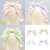 QERPON Sweet Bowknot Hair Clip for Female Girl Fashion Barrettes Ponytail Holder Female Hair Bows Masquerades Party Headwear view 2