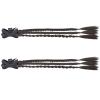 QERPON 2pcs Braided Hair Clips Long Braid Wigs Ponytail Hairpin Durability Barrettes for Parties Weddings Daily Use view 1