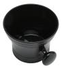 JTLB Shaving Soap Bowl Black Plastic Large Capacity Comfortable Grip Portable Shave Mug with Handle for Barber Home Travel view 4