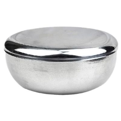 Ipetboom 1pc Stainless Steel Shaving Bowl Lid for Men Shaving Bubble Bowl for Traditional for Father's Day and Grooming Needs