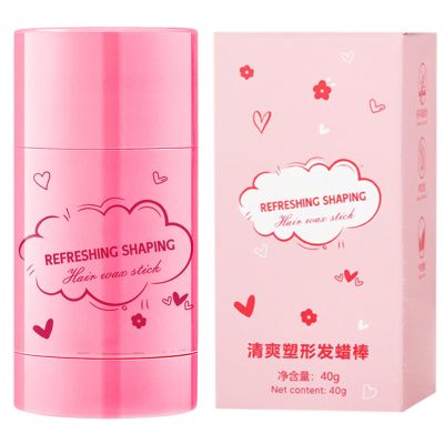 Hair Wax Stick for Women,slick back stick, 40g Smoothing Hair Silk Wax Stick for Kids, Long-Lasting Styling Stick for Baby Hair, Anti-Frizz Hair Pomade Slick Back Stick, for Hair Styling Tool