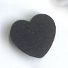 20 PCS Heart Shaped Nail File Nail Buffers Hearts Fingernail Sanding Sponge Nail Shaper Strips Finger Nail Filing Block Black view 3