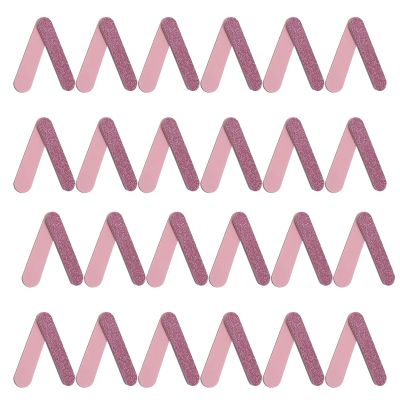 50PCS Glitter Nail Files Double Sided Emery Board Nail Buffers Disposable Mini Nail Files Bulk Holiday Emery Boards for Nails Fingernail