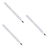 ADOCARN 3pcs Nylon Fiber Lip Brush Applicator Makeup Brush Retractable Travel Makeup Tools Metal Tube view 1