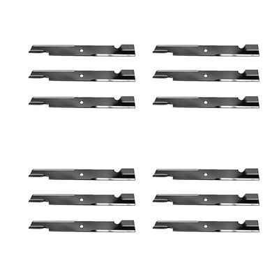 RHYTHM TESTAMENT for 12 High Lift Blades Fits for Exmark 103-6403 Lazer Z Quest Phaser Fits Encore 543294