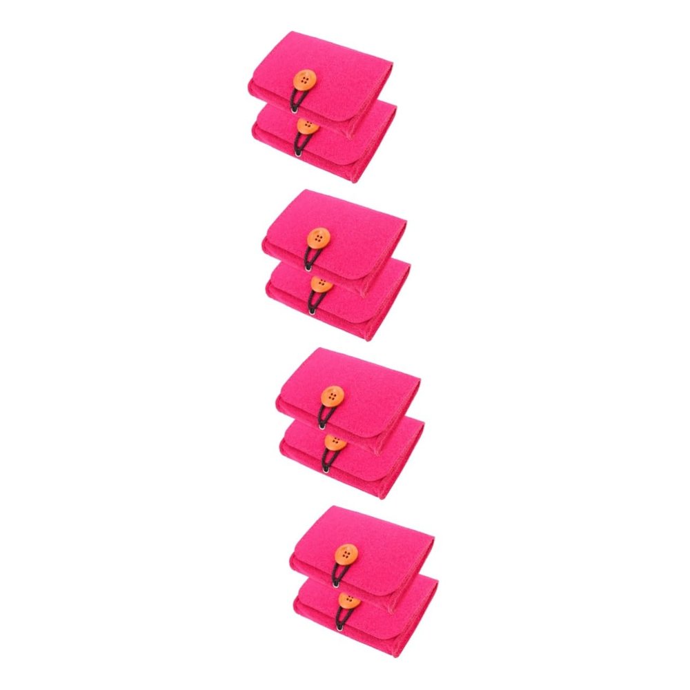 ADOCARN 8pcs Essential Oil Storage Case Essential Oil Bag for Travel Compact Organizer for Perfume Bottles