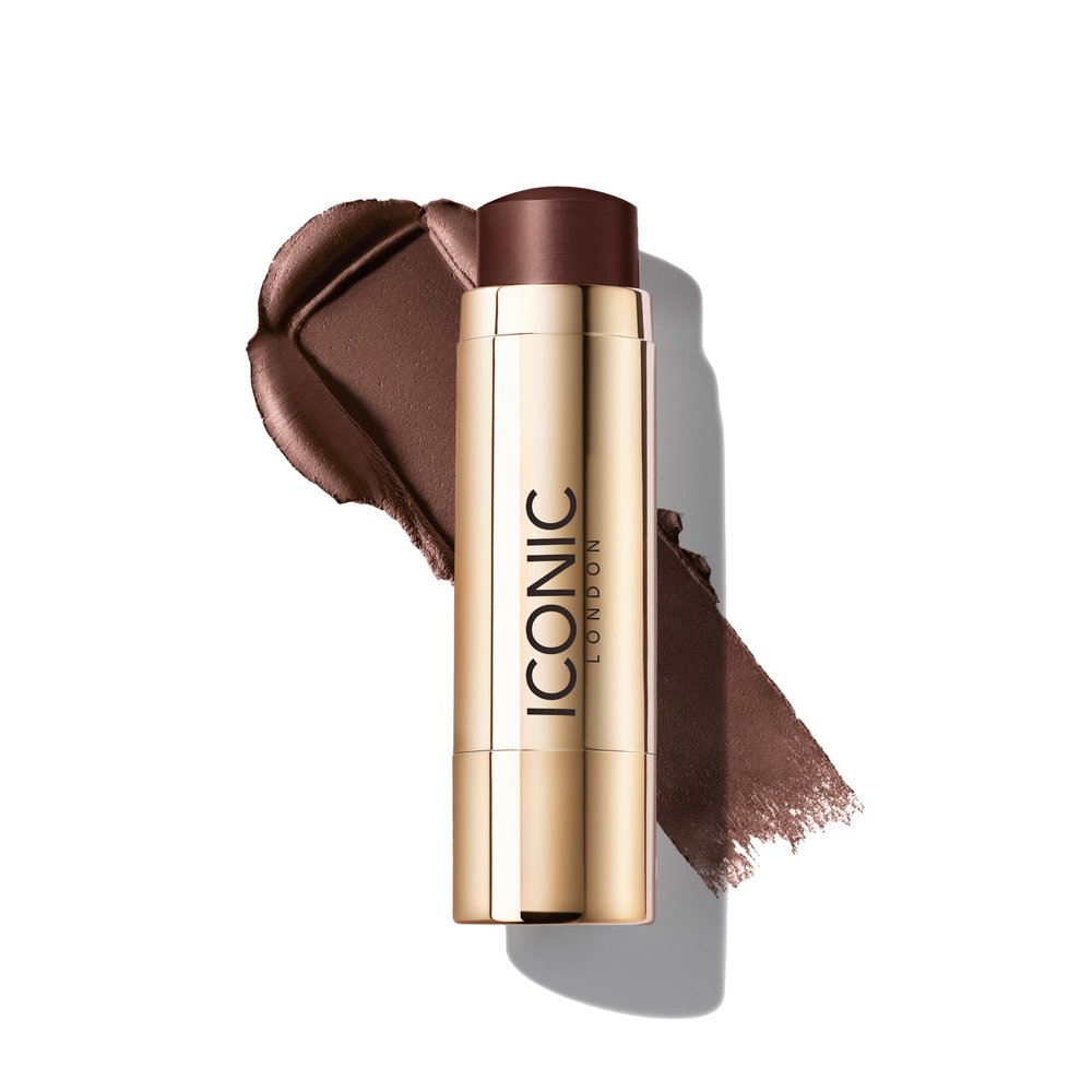 ICONIC LONDON Shape and Shade Sculpting Stick | Mega-Blurring Creamy Sculpting Stick, Seamless Apllication for Silky Finish, Cruelty Free, Vegan Makeup, 0.21 oz. (Frame -Deep)