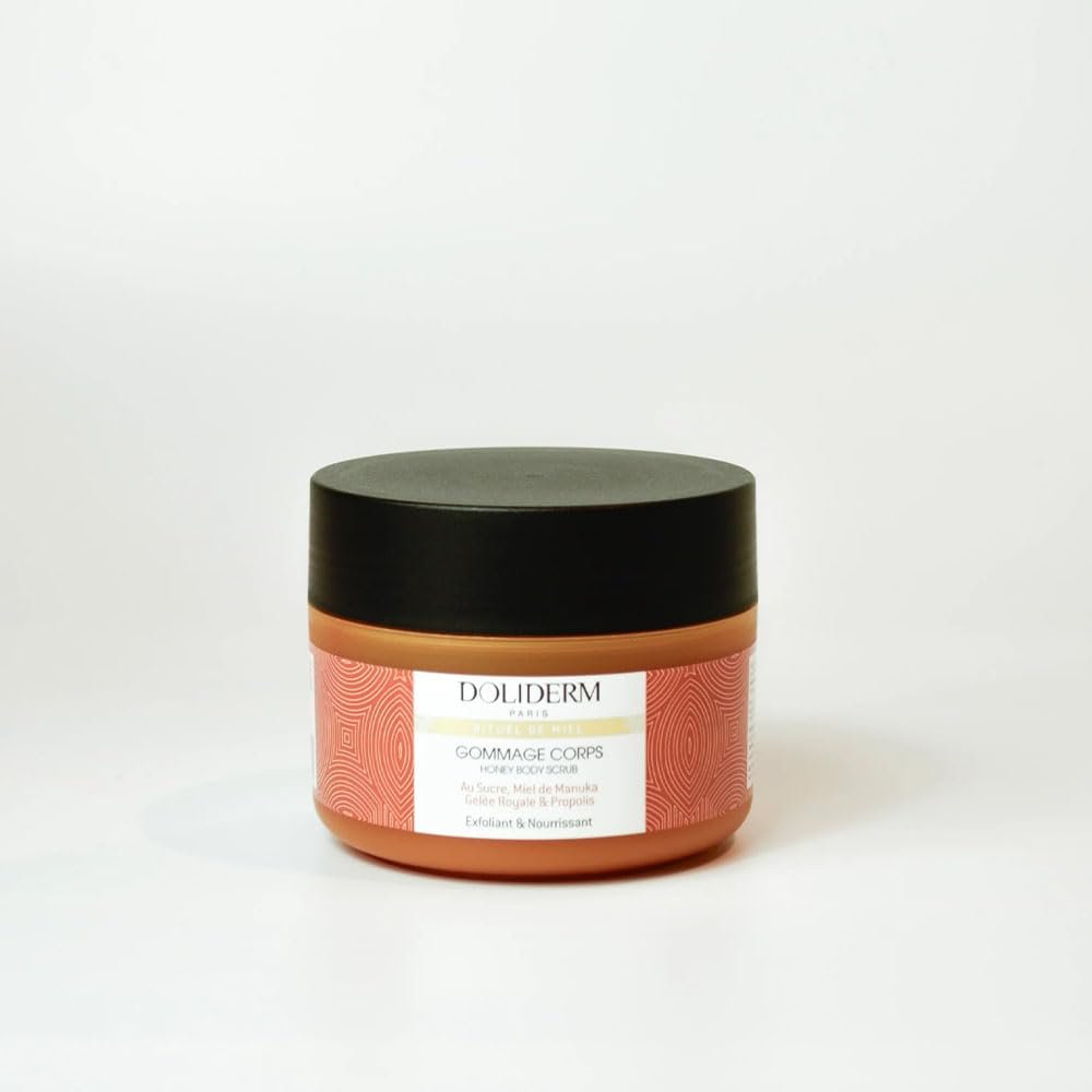 Doliderm Honey Ritual Body Scrub  Nourishing & Gentle Exfoliating Scrub with Honey, Propolis & Sugar for Smooth, Radiant Skin  0,73 Lbs