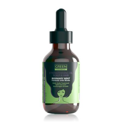 100% Rosemary Oil for Hair Growth Nourishes Scalp, Boosts Circulation, Relieves Itchy & Dry Scalp, Strengthens Hair & Eyebrow & Eyelash Health Suitable for All Hair Types (60ml/2oz) (Pack of 1)