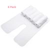 DEAYOU 6 Pack Facial Towels for Estheticians, U-Shaped Spa Towels for Facial, Soft Microfiber Massage Face Towels for Spa Steam, Barbers, Beauty Salons, Skin Care, SPA Centers, Split Design, White view 3