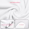 DEAYOU 6 Pack Facial Towels for Estheticians, U-Shaped Spa Towels for Facial, Soft Microfiber Massage Face Towels for Spa Steam, Barbers, Beauty Salons, Skin Care, SPA Centers, Split Design, White view 4