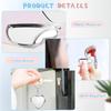 10 Pcs Compact Mirror Portable Metal Folding Mirror with Key Ring for Pockets Bags Wallets Travel Toiletries Gifts - Heart view 3