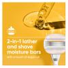Venus MoistureGlide Women's Razor Blades, With Built-in Shave Gel Bars, 6 Razor Blade Refills view 4