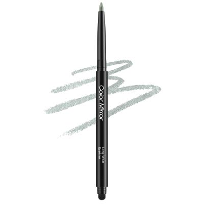 Color Mirror Smudge Proof Eyeliner, Waterproof Retractable Eye liner with Brush, Matte and Shimmer Eyeliner Pencil, Creamy Texture, Long lasting & Smooth(42 Avocado Shimmer)