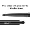 Color Mirror Smudge Proof Eyeliner, Waterproof Retractable Eye liner with Brush, Matte and Shimmer Eyeliner Pencil, Creamy Texture, Long lasting & Smooth(06 Orange Matte) view 4