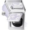 CARSLAN 2.0 Black Magnet Soft Focus Powder, Waterproof Translucent Pressed Setting Powder, 24H Longlasting Talc-Free Face Powder, Oil Control Compact Makeup,03 Blue Purple For Sensitive Skin, 0.28Oz view 1