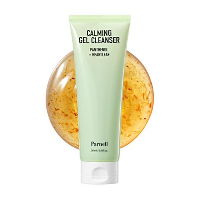 Parnell Panthenol Heartleaf Calming Gel Cleanser | 180ml / 6.08 fl.oz, soothing & moisturizing cleanser, korea skin care, korea beauty