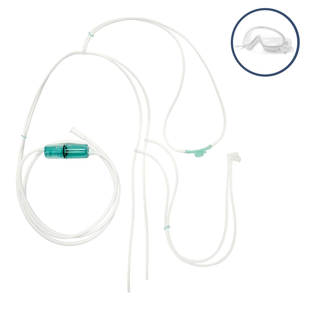 Unosuich Hydrogen Eye Glasses Hydrogen Eye Mask Patches Molecular H2 Gas Goggles Massager Protect Eyesight Hydrogen Eye Shield 3 in 1(Eye, Ear, Nose)