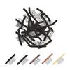 YTBYT 30 Pcs Wig Combs to Secure Wigs 7-Teeth Wig Clips with Cloth for Making Wig Caps (Dark Brown) view 1
