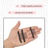 YTBYT 30 Pcs Wig Combs to Secure Wigs 7-Teeth Wig Clips with Cloth for Making Wig Caps (Dark Brown) view 4