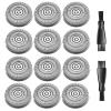12 Pack Electric Razor Replacement Blades Compatible with rategist Electric Shaver Blades rategist Replacement Blades for rategist Electric Shaver WD-787, 2 Cleaning Brush view 1