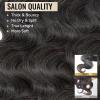 WEQUEEN Human Hair Bundles Body Wave 16A Brazilian Virgin Hair Bundles 22 24 26 Inch Thick Weave Natural Black view 3