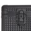 HYYKJ-US Barber Case,Barber Carrying Cases,Barber Cases for Clippers and Supplies,Hairdresser Tool Box Organizer Traveling Case, Portable Travel Barber Suitcase for Clippers and Supplies view 4
