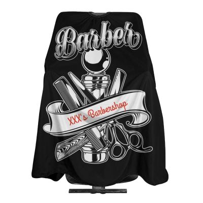Custom Barber Cape Hairdresser Cape, Add Your Photo Text Logo Personalized Salon Cape for Men, Customized Hair Cutting Cape for Home Salon Barbershop