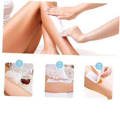 Ipetboom Hair Removal Paper Comfortable Textured Depilatory Paper for Legs Arms Salon Quality Easy Peel-off