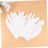 12 Pair White Cotton Garden Gloves Lightweight Protective Safety Gloves for Labor Protection Gardening Cleaning Industrial Work view 2