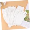 12 Pair White Cotton Garden Gloves Lightweight Protective Safety Gloves for Labor Protection Gardening Cleaning Industrial Work view 4