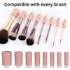 Brush Cleaning Kit, Makeup Brush Cleaning Kit, With 3 Adjustable Speeds, 8 Size Rubber Collars, 30s Automatic Brush Washer And Dryer (Black, Charge Type) view 4