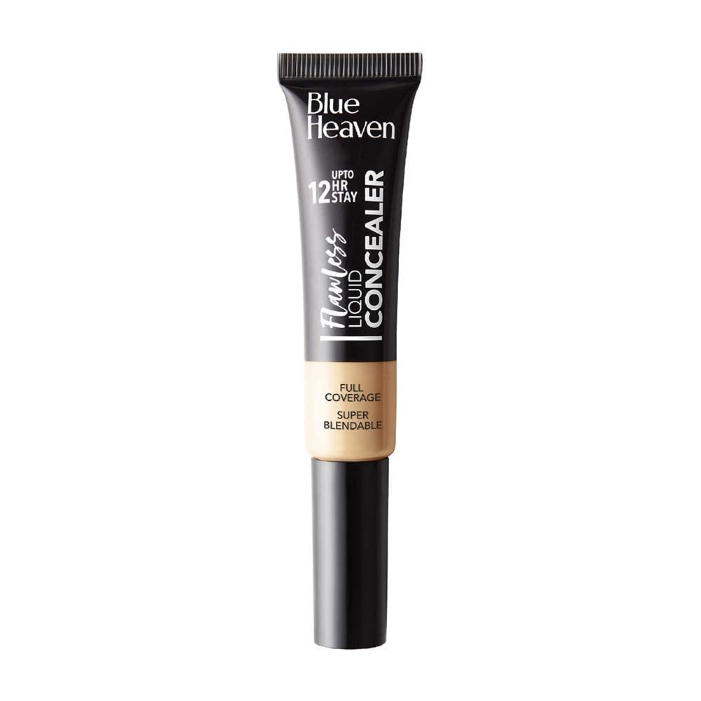 Blue.Heaven Flawless Liquid Cream Full Coverage Concealer For Normal Skin, 201, Creme, 17Ml, Pack Of 1