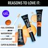 Blue.Heaven Flawless Liquid Cream Full Coverage Concealer For Normal Skin, 201, Creme, 17Ml, Pack Of 1 view 3