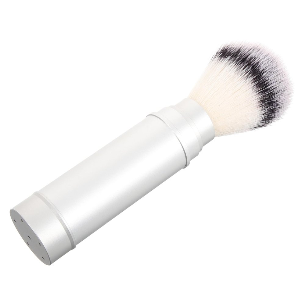 NULYLU Men's Shave Brush Hair Wet Shave Beard Brush for Men Travel Shaving Tool