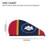 DLXW Mississippi State Flag Microfiber Hair Towel Wet Hair Bandana Dry Hair Wrapped Towel Anti-frizz Quick Drying Suitable for All Hairstyles view 4