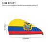 DLXW Flag of Ecuador Microfiber Hair Towel Wet Hair Bandana Dry Hair Wrapped Towel Anti-frizz Quick Drying Suitable for All Hairstyles view 4