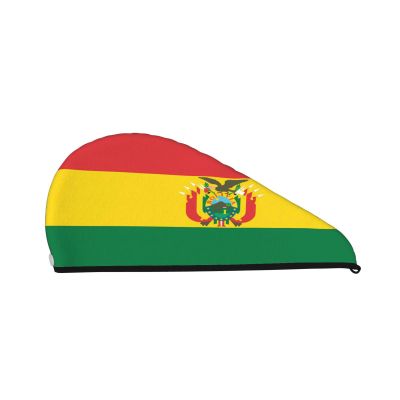 DLXW Flag of Bolivia Microfiber Hair Towel Wet Hair Bandana Dry Hair Wrapped Towel Anti-frizz Quick Drying Suitable for All Hairstyles